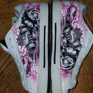 Tattoo style Skate Shoes